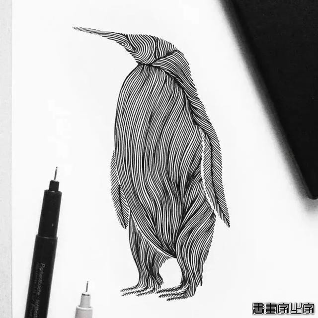 她笔下针管笔线描如此有趣且精致，看一眼，保证你喜欢上黑白插画-32.jpg