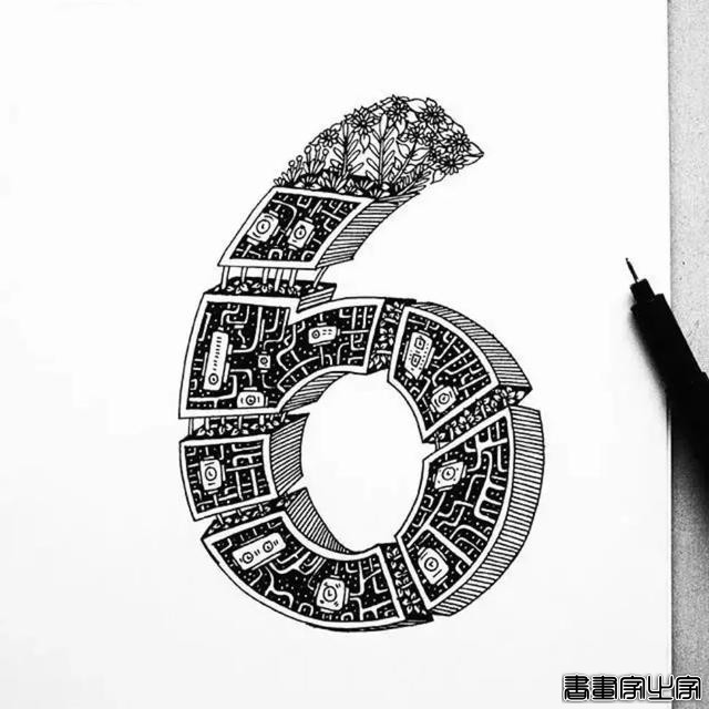 她笔下针管笔线描如此有趣且精致，看一眼，保证你喜欢上黑白插画-46.jpg