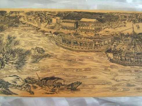 书画家徐存云临摹刻制的木刻画《清明上河图》-6.jpg