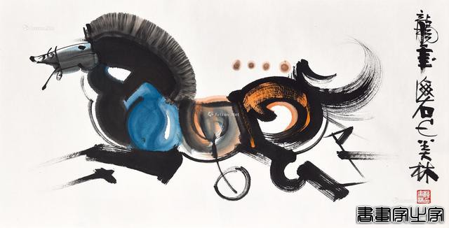 画家韩美林成交最贵的十幅书画作品-7.jpg