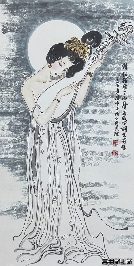 恭贺当代画家陵雲子作品《清香远溢》拍卖458万落锤！-9.jpg
