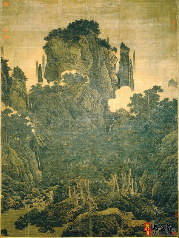 《万壑松风图》南宋李唐_万壑松风图高清全图赏析