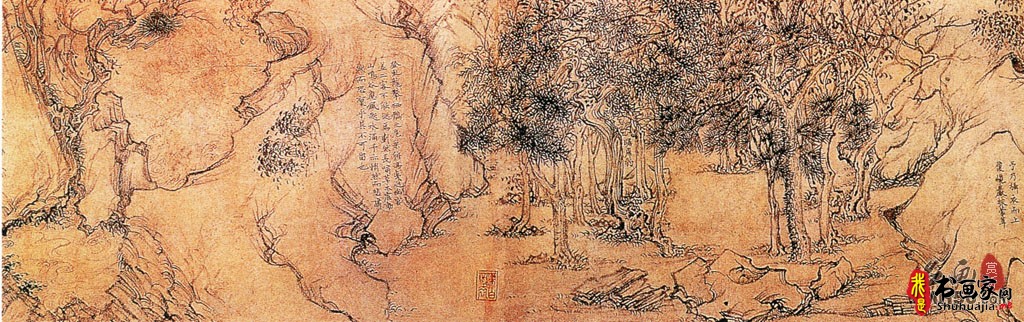 《后赤壁赋图》作者宋代乔仲常_后赤壁赋图高清全图