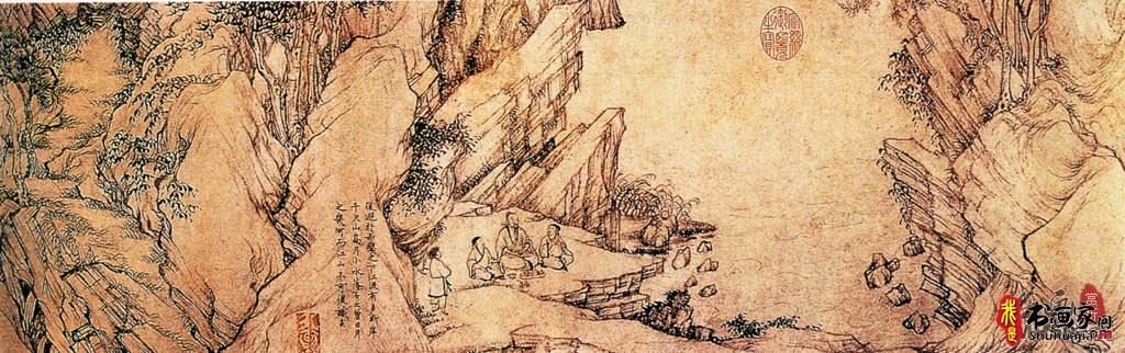 《后赤壁赋图》作者宋代乔仲常_后赤壁赋图高清全图