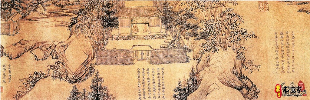《后赤壁赋图》作者宋代乔仲常_后赤壁赋图高清全图