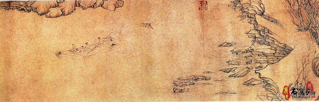 《后赤壁赋图》作者宋代乔仲常_后赤壁赋图高清全图