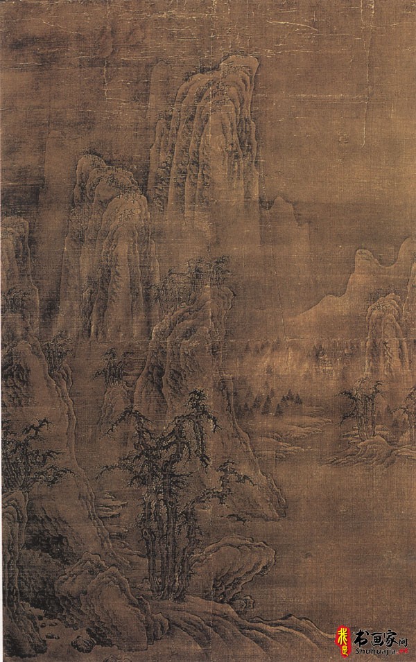 《雪山归猎图》作者宋代翟院深_雪山归猎图高清全图赏析