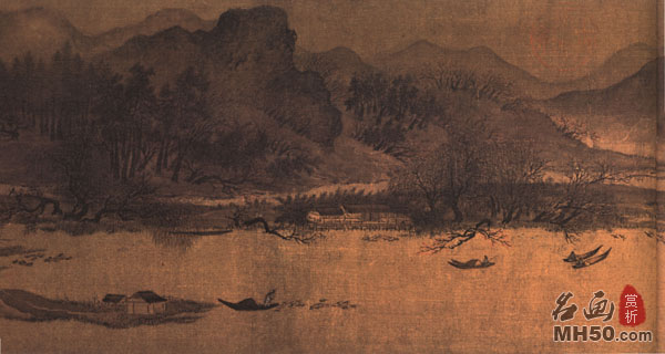 《溪山春晓图》宋代惠崇_溪山春晓图高清全图赏析