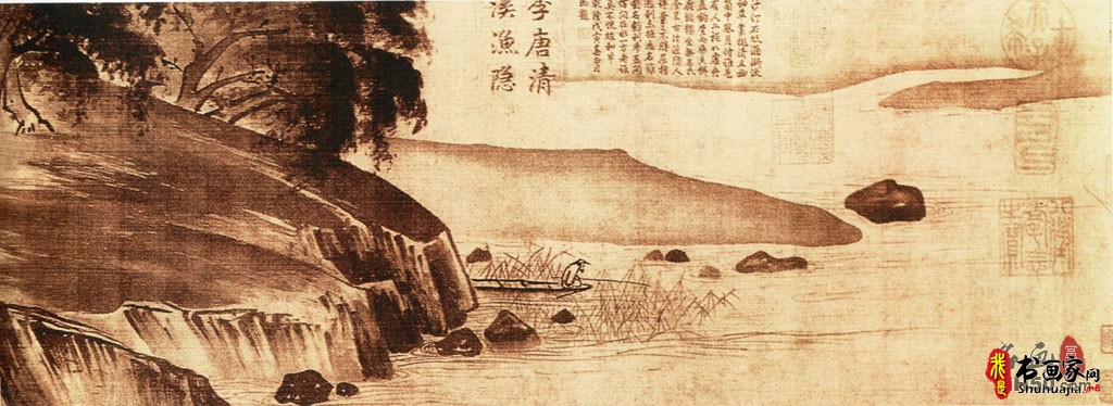 《清溪渔隐图》作者宋代李唐_清溪渔隐图高清全图