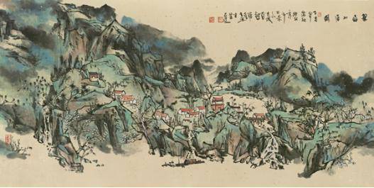 翠屏山居图