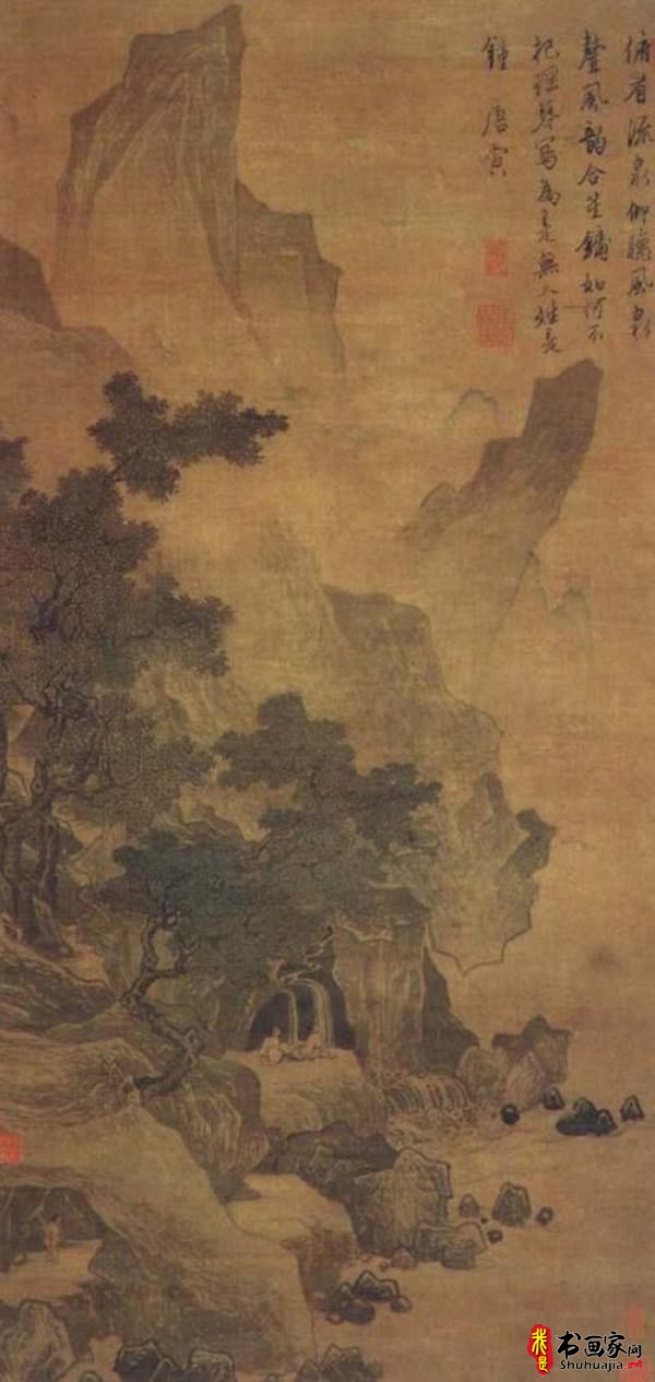 唐寅（唐伯虎）山水画欣赏，共20幅