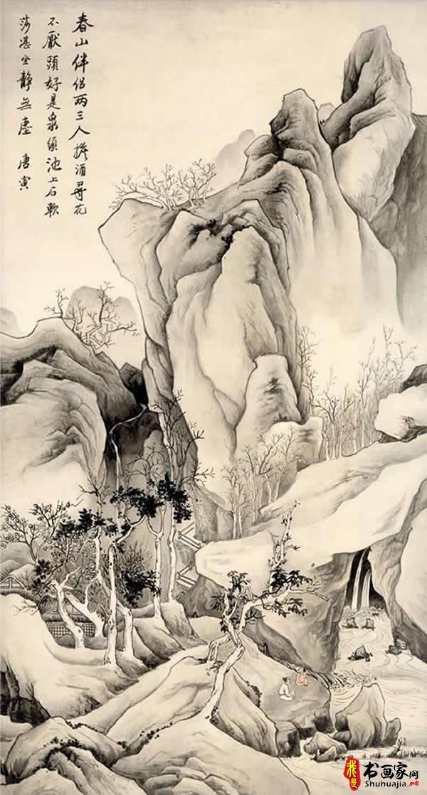 唐寅（唐伯虎）山水画欣赏，共20幅