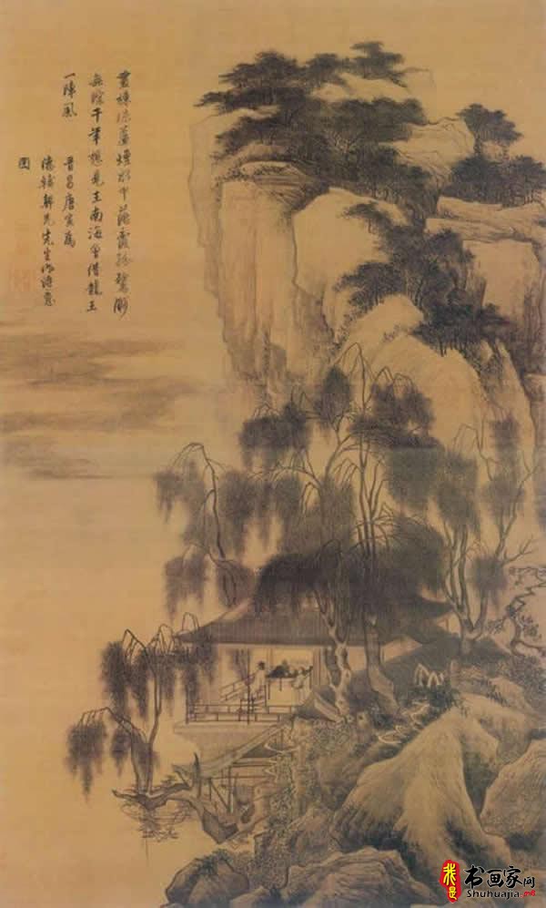 唐寅（唐伯虎）山水画欣赏，共20幅