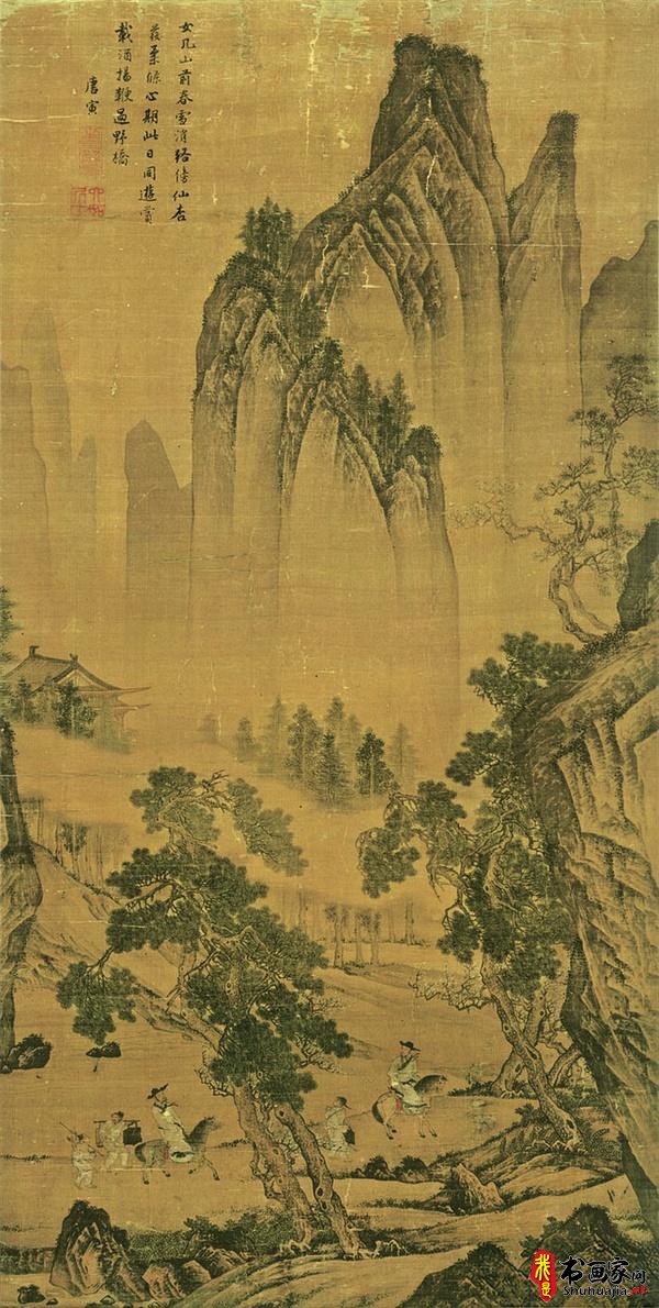 唐寅（唐伯虎）山水画欣赏，共20幅