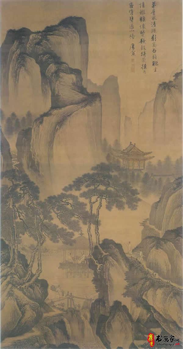 唐寅（唐伯虎）山水画欣赏，共20幅