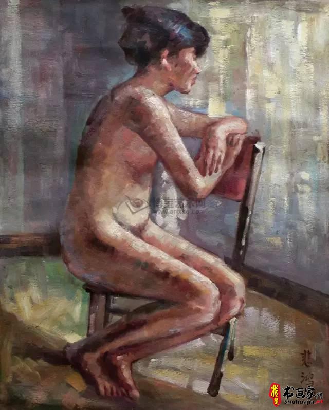 徐悲鸿人体油画，你没见过吧？