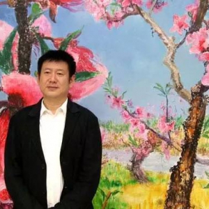 书画家【周春芽】作品/润格_多少钱一平尺